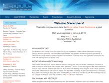 Tablet Screenshot of neooug.org